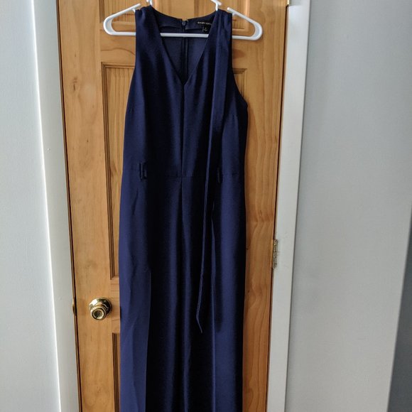 Navy sleeveless jumpsuit Banana Republic, size 0 - Picture 2 of 7